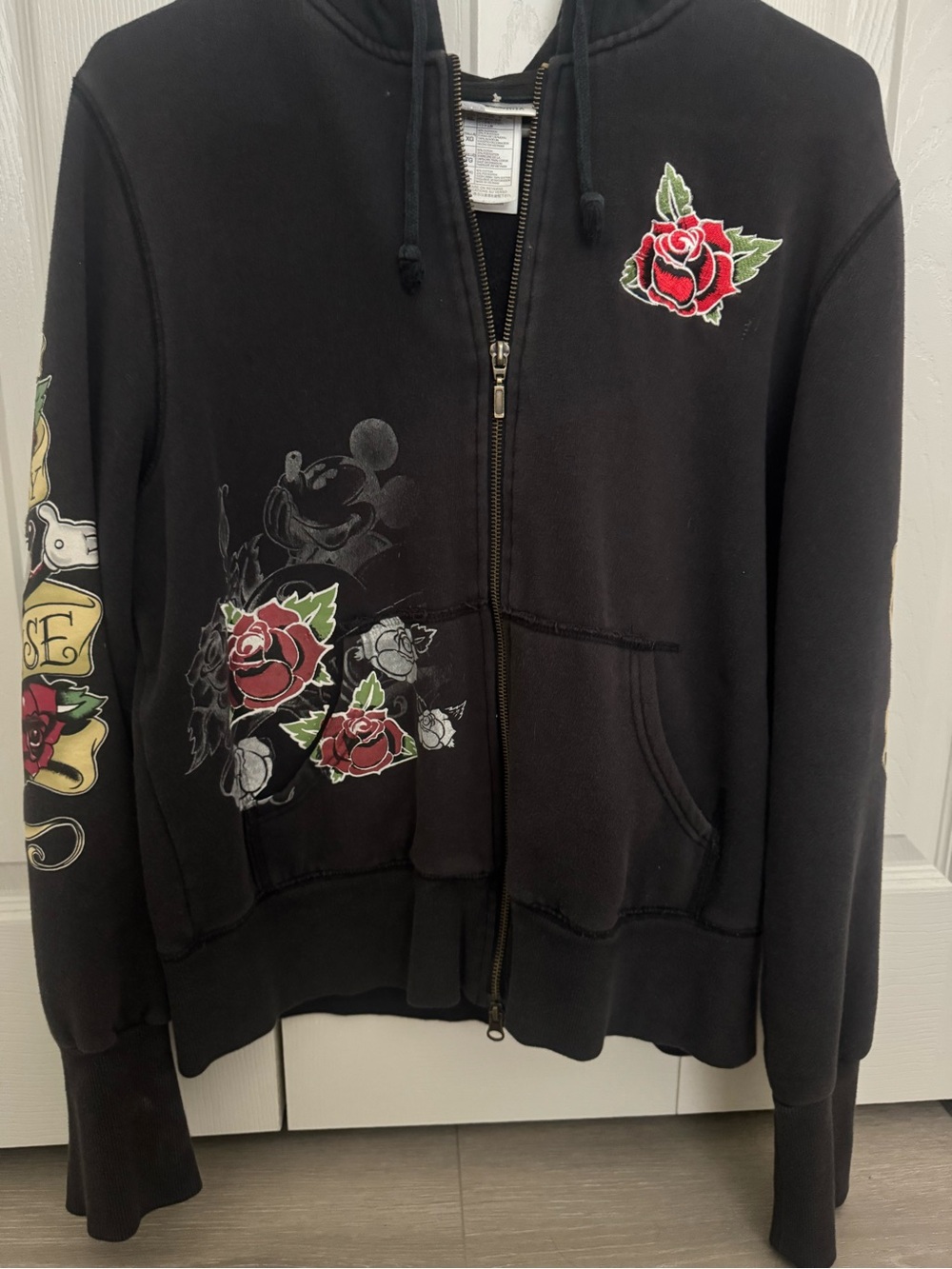 Vintage Disney Rose Tattoo Jacket